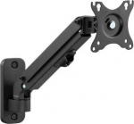 Gembird MA-WA1-01 monitor mount / stand 68.6 cm (27") Black Wall