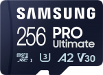 SD MicroSD Card 256GB Samsung SDXC PRO Ulti.(Class10) Adap retail
