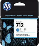 29 HP 3ED67A ink cartridge No. 712, cyan 29ml