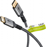 Wentronic Goobay | DisplayPort Cable 2.0/2.1, 80 Gbit/s | 75686 | DisplayPort to DisplayPort
