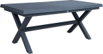 Table COLUMBUS 183/243x100xH76, dark grey