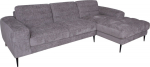 Corner sofa KRISTY RC, grey