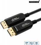 MicroConnect DisplayPort 1.4, 8K@60Hz, Optic Fibre, 30m