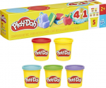 Hasbro PLAY-DOH Back to school modeling clay set, 5 jar