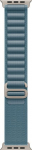 Apple - Smart watch loop - 49 mm, natural titanfinish - Average size - light blue - for Watch Herm&egrave;s Series 9, SE 3, Series 10, Series 11, Series 8, Series 9, Ultra 2, Ultra 3