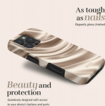 MIO Silky Dreams Magsafe Case Compatible for iPhone 15 Pro, light brown