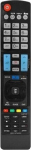 HQ LXP6502 TV remote control LG AKB73756502 Black