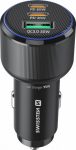 Swissten Car Charger 2x USB-C PD / USB / 95W