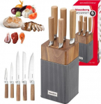 Klausberg KNIFE SET W ACACIA BLOCK KB-7983