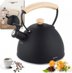 KingHoff KETTLE 2.5L Z GWIZDKIEM KH-1999 CZARNY MAT