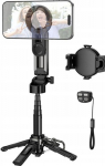 Live stand Hoco z magnetic and universal mount with wireless remote control K27 PRO czarny