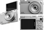 Xrec Digital Camera Digital Camera 64mp / 4k / 16x Zoom / Rotating Screen Lcd 2.88'' / Xrec C77 / Silver