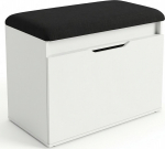 Ikonka VIRA shoe cabinet with seat and storage, 60 x 50 x 35 cm