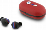 Headphones BMW Headphones Bluetooth TWS BMW M Metal Logo ENC czarwony