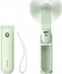 Jisulife Mini Fan Jisulife Handheld Fan Life8 Plus portable fan USB z powerbank function 4500mAh i flashlight - zielony