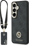 Guess 4G Big Rhinestone Triangle Strap MagSafe for Samsung Galaxy S26 / black