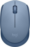 Log Logitech M171 Wireless Mouse RF Wireless, 1000 DPI, Blue Gray