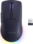 Lenovo RGB Gaming Mouse | Legion M220 | Wireless | 2.4 GHz, Bluetooth, Wired | Nebula Purple