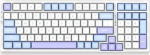 Mechanical Keyboard VGN V98 PROV3 light blue