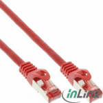 InLine Patchcord, Cat.6, S/FTP, 1m, czerwony (76411R)