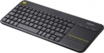 Log WIRELESS TOUCH KEYBRD K400 PLUS, BLACK
