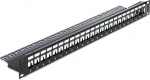 DELOCK Patchpanel 1HE 24 Keystone Ports 19.2 x 14.9mm