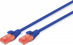 Digitus Patch cord U/UTP kat.6 PVC 5m niebieski