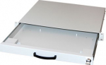 Equip 19" Tastatur-/Close mouse drawer./Telescope 1U RAL7035