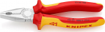 KNIPEX Combination Pliers chrome plated, insulated 180 mm