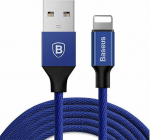 Cable USB Baseus USB-A - Lightning 1.2 m Blue (25264-MP)