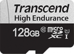 SD microSD Card 128GB Transcend SDXC USD350V w/Adapter