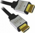 Cable PremiumCord HDMI - HDMI 2m srebrny (kphdmg2)
