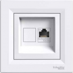 Schneider Electric Single ASFORA computer socket RJ45 kat.5e White - EPH4300121