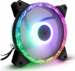 Inter-Tech fans 120*120*25 ARGUS RS-071 RGB,Crystal effect retail
