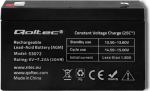 Qoltec Akumulator AGM 6V 7.2Ah - Akumulator AGM | 6V | 7.2Ah | max 64.8A