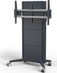 SMS Smart Media Solutions SMS Presence - Wagen - motorized - for flat screen - verriegelbar - Dunkelgrau - screen size: 213.4 cm (84")