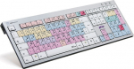 Logickeyboard Avid Pro Tools - Full size (100%) - Kabelgebunden - USB - QWERTZ - Schwarz - Silber