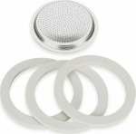Bialetti Seal 3 szt. + strainer for aluminum coffee makers 3-4tz