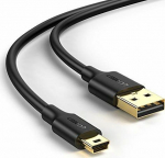 Kabel USB Ugreen USB-A - miniUSB 3 m Czarny (10386)