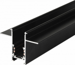 Azzardo Light rail black 1-phase metal 7cm AZzardo TRACK AZ4650
