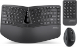 Perixx PERIDUO-606A - Kabellos - RF Wireless - membrane Key Switch - Schwarz - Mouse included