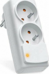 Power Strip Acar mini CO Surge 2 gray sockets (W0269)