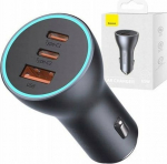 Loader Baseus Golden Contactor 1x USB-A 2x USB-C 3 A (CGJP010013)