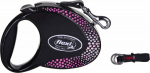 TRIXIE Flexi FLEXI LANYARD GLAM M /ROZM.M COMPOSITIONS Onyx CZARNY