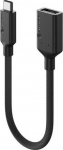 ALOGIC ELEMENTS PRO USB-C TO USB-A -, MALE TO FEMALE BLACK