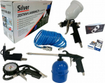 Silver Tool Set SILVER PNEUMATIC TOOL SET 5 elem