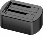 CoreParts USB3.0 dual bay HDD clone, docking station with RGB