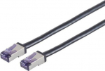 Lanview HIGH-FLEX Cat6a S/FTP Black, 50cm High-Flex High-Flex