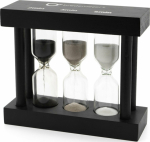 Bredemeijer Tea Timer 3fold black 2/3/5 Minutes 195005