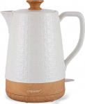 Maestro MR-076 electric kettle 1.8 L 1800 W White, Wood